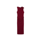 Robe Drapée Détail Bijou