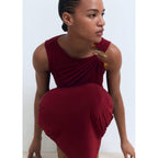 Robe Drapée Détail Bijou