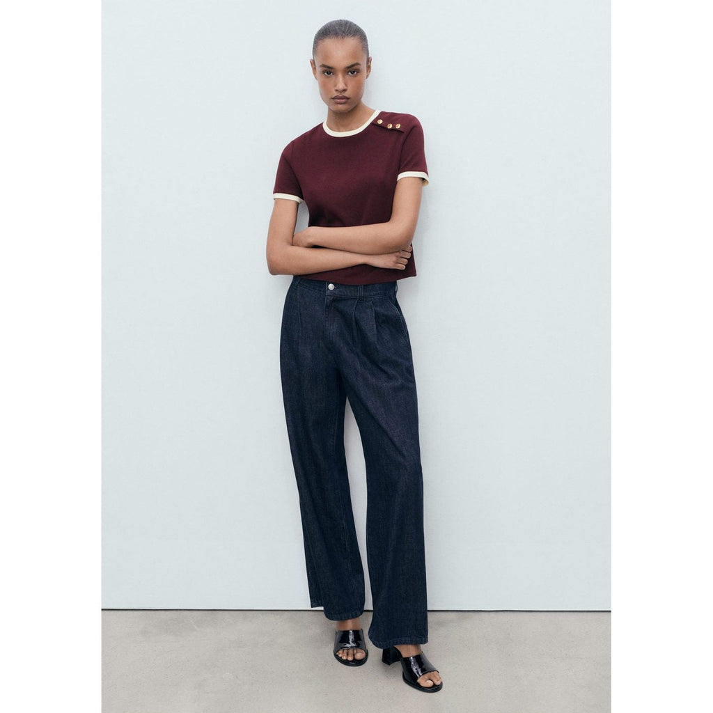 T-Shirt Coton Boutons