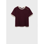 T-Shirt Coton Boutons
