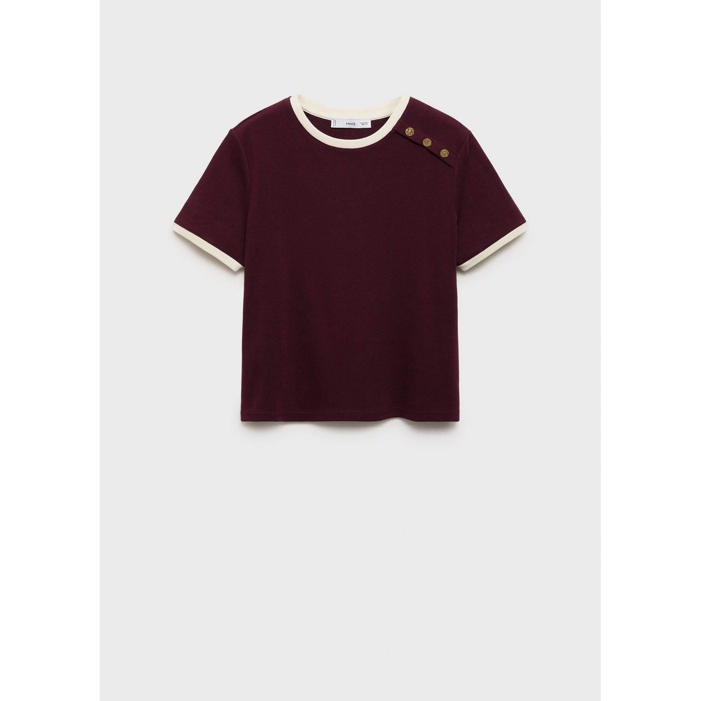 T-Shirt Coton Boutons