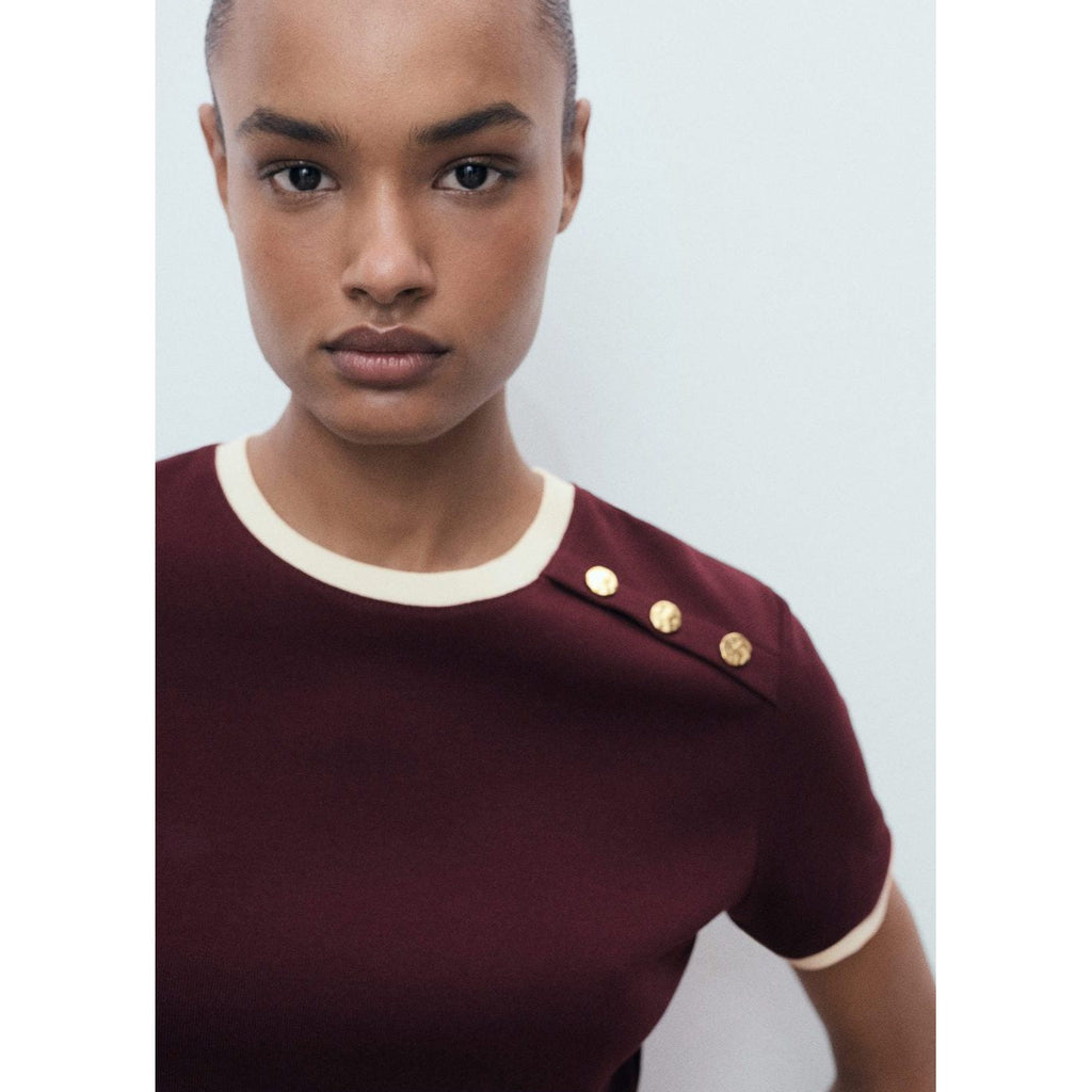 T-Shirt Coton Boutons