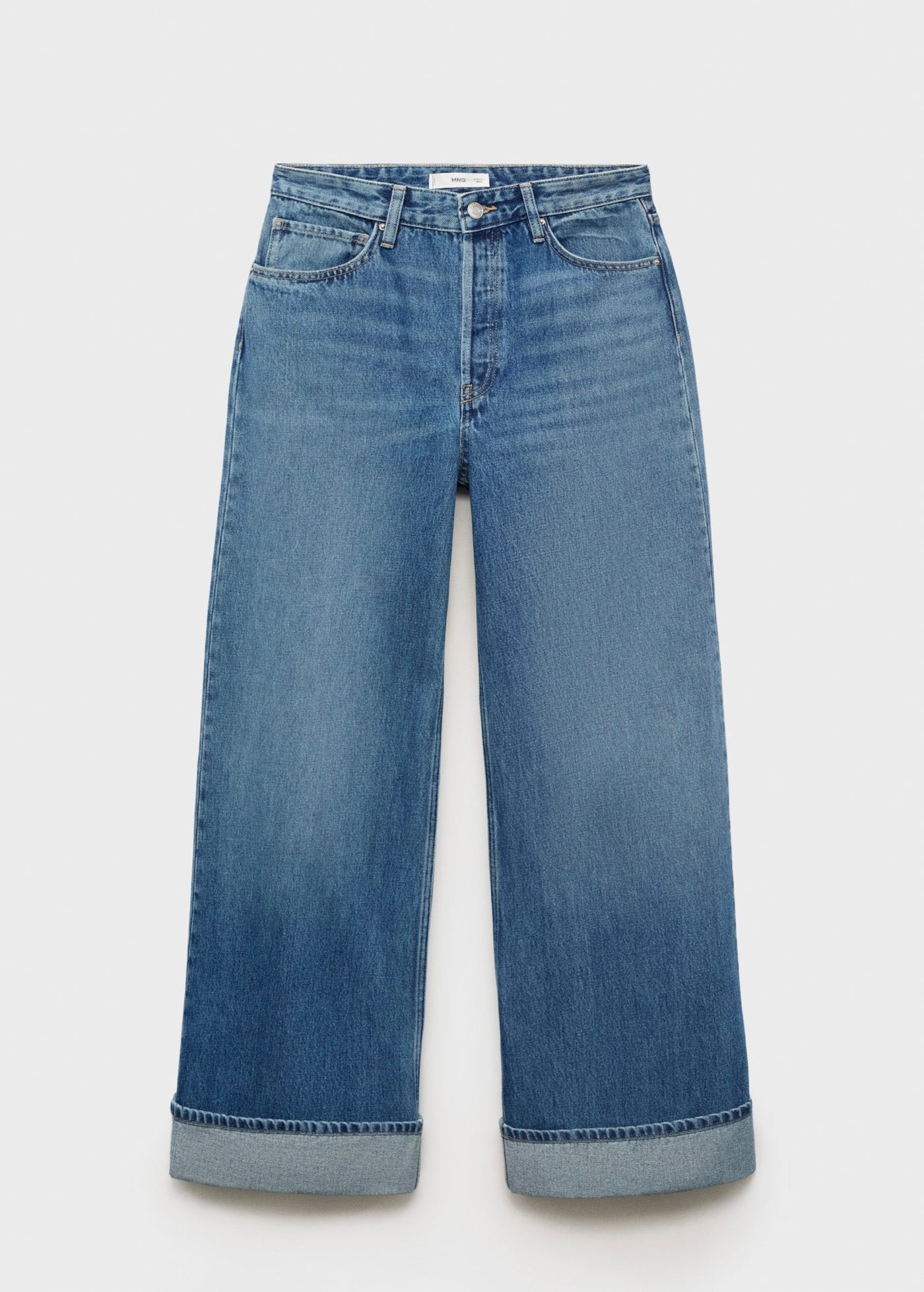 Jean Large À Revers