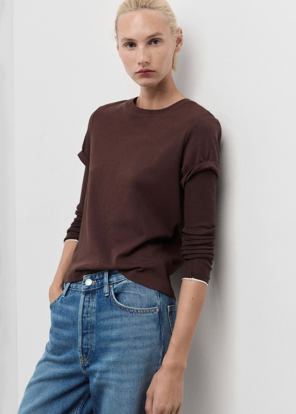 Jean Large À Revers