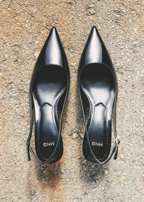 Chaussures Vernies Talon Kitten Heel