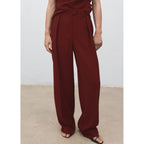 Pantalon Droit Pinces