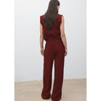 Pantalon Droit Pinces