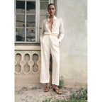 Pantalon Droit Pinces