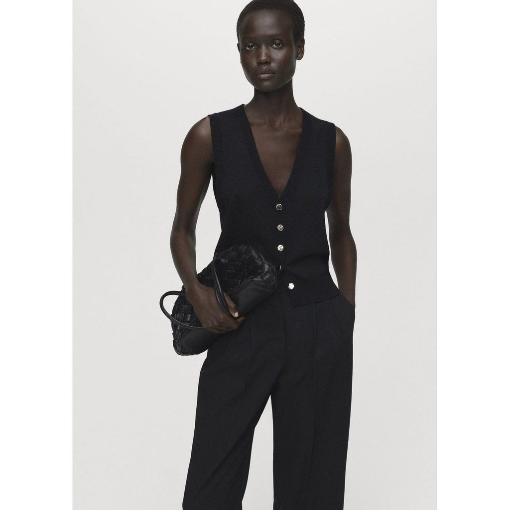 Pantalon Droit Pinces
