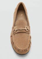 Mocassins En Daim À Boucle