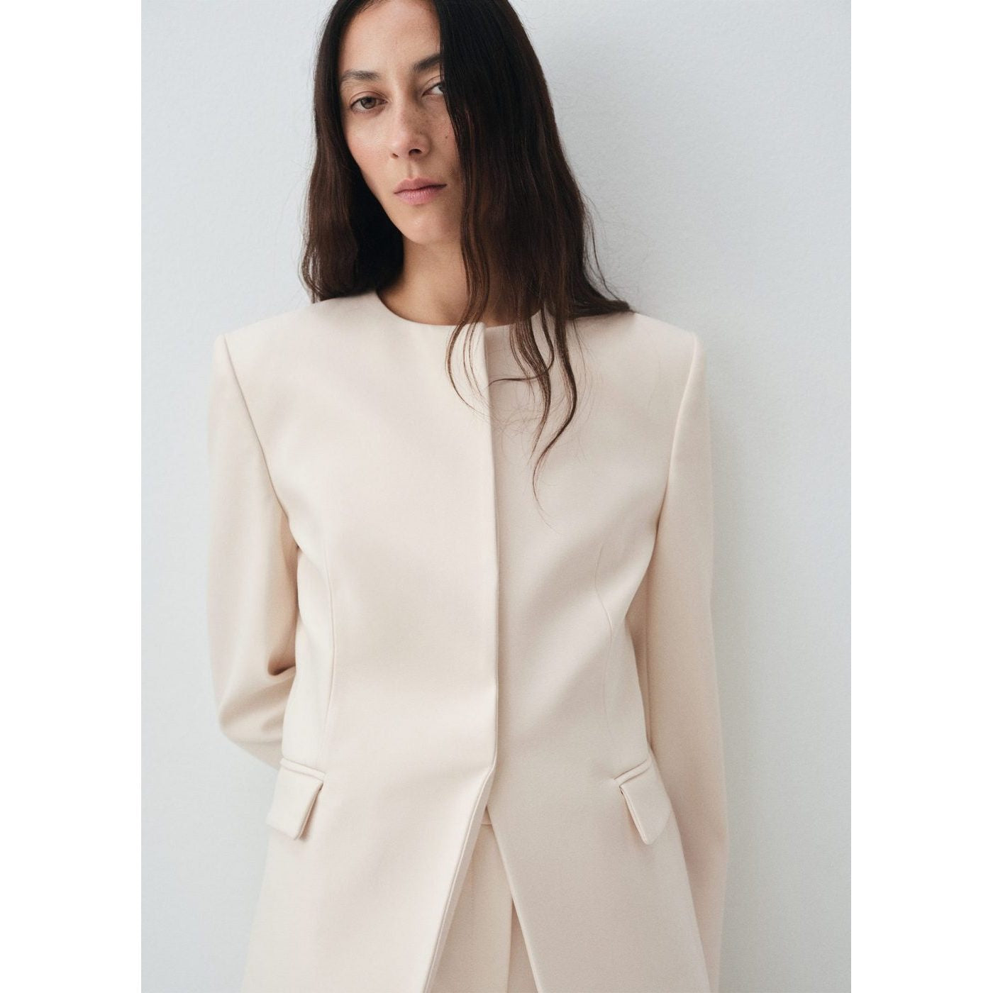 Veste De Costume Ajustée