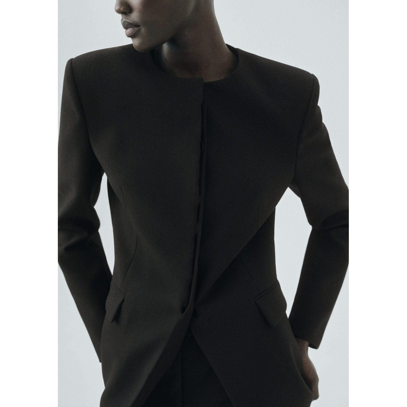 Veste De Costume Ajustée