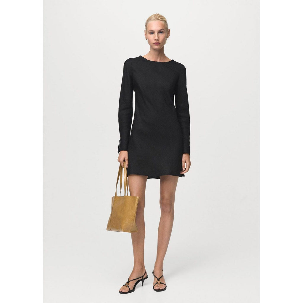 Robe Lin Ouverture Dos