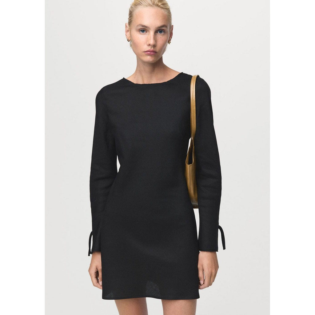 Robe Lin Ouverture Dos
