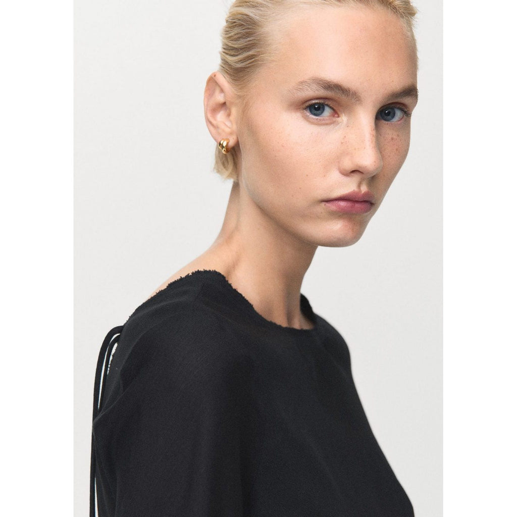 Robe Lin Ouverture Dos