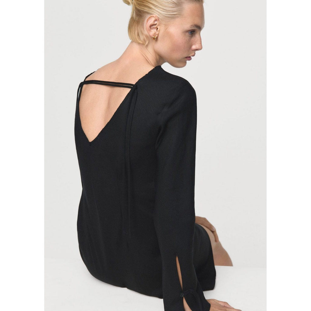 Robe Lin Ouverture Dos