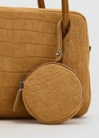 Petit Sac Bowling En Daim