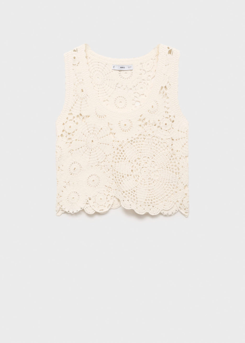 Top Crochet Fleurs