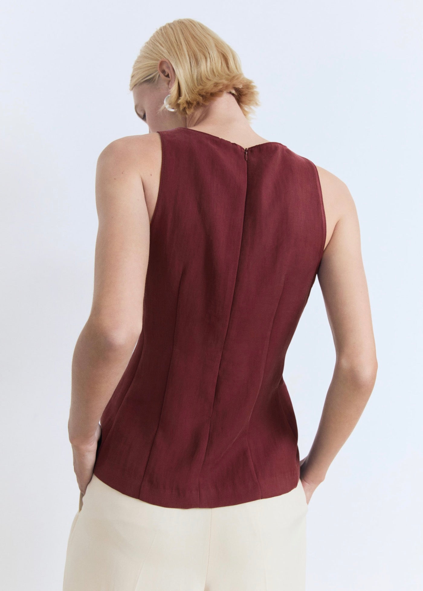 Blouse Emmanchures Américaines Ajustée