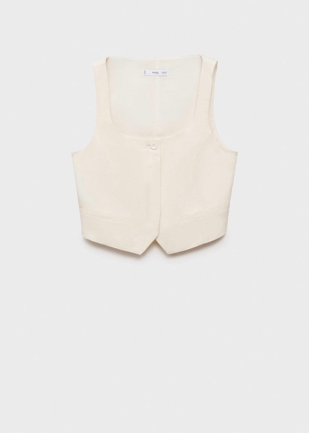 Gilet De Costume Lin Mélangé