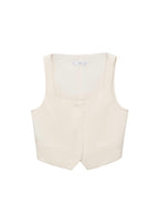Gilet De Costume Lin Mélangé
