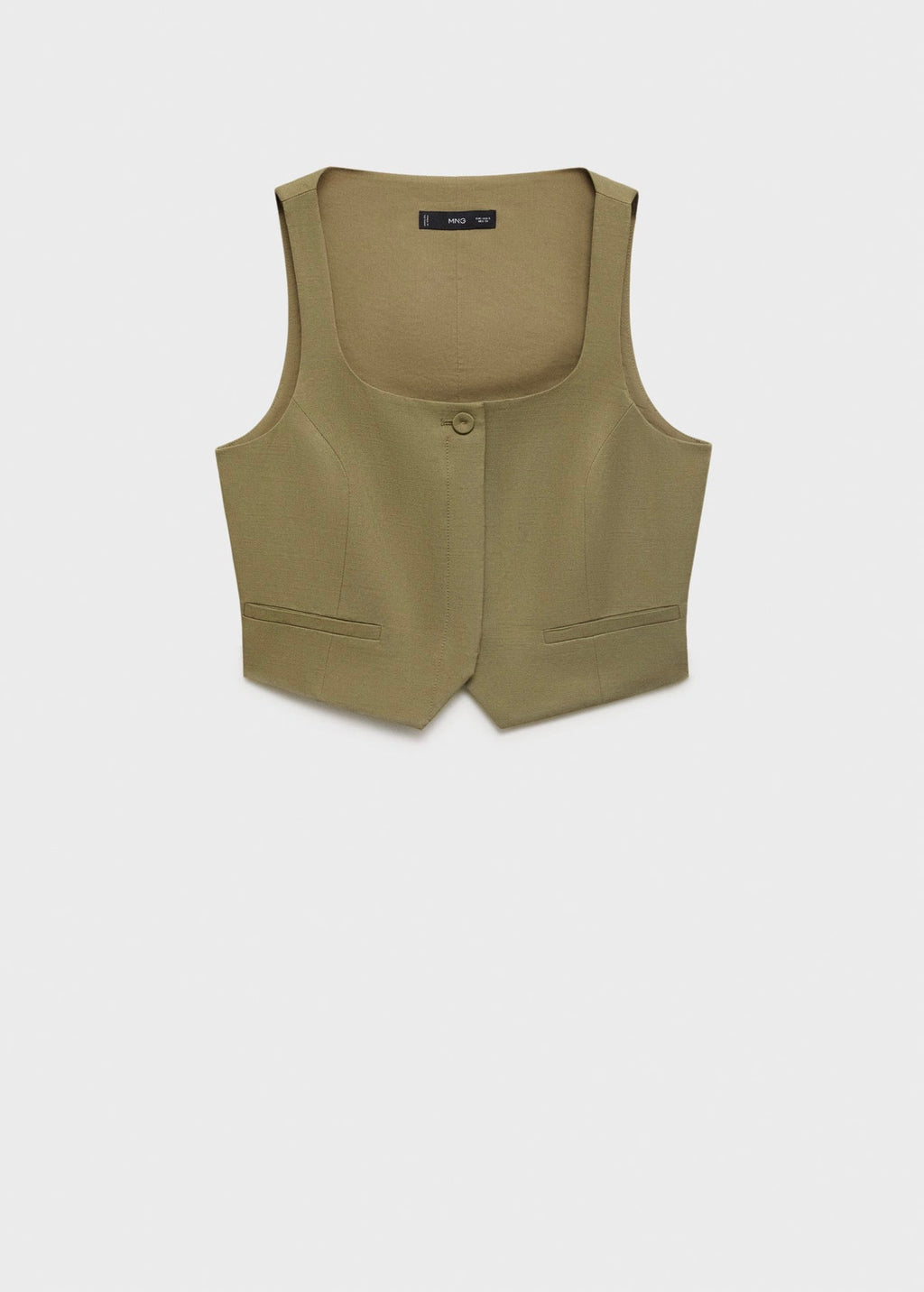 Gilet De Costume Lin Mélangé