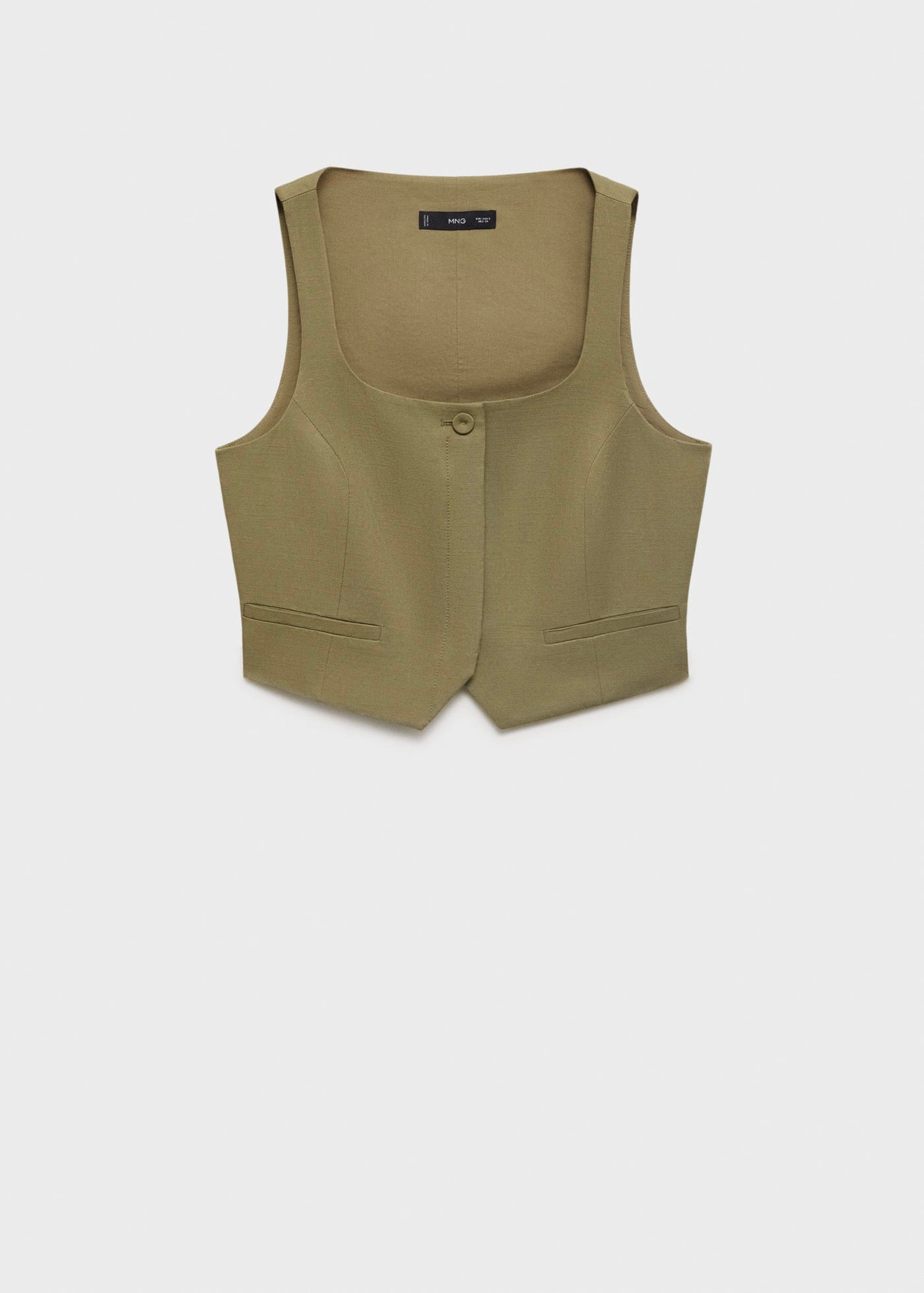 Gilet De Costume Lin Mélangé