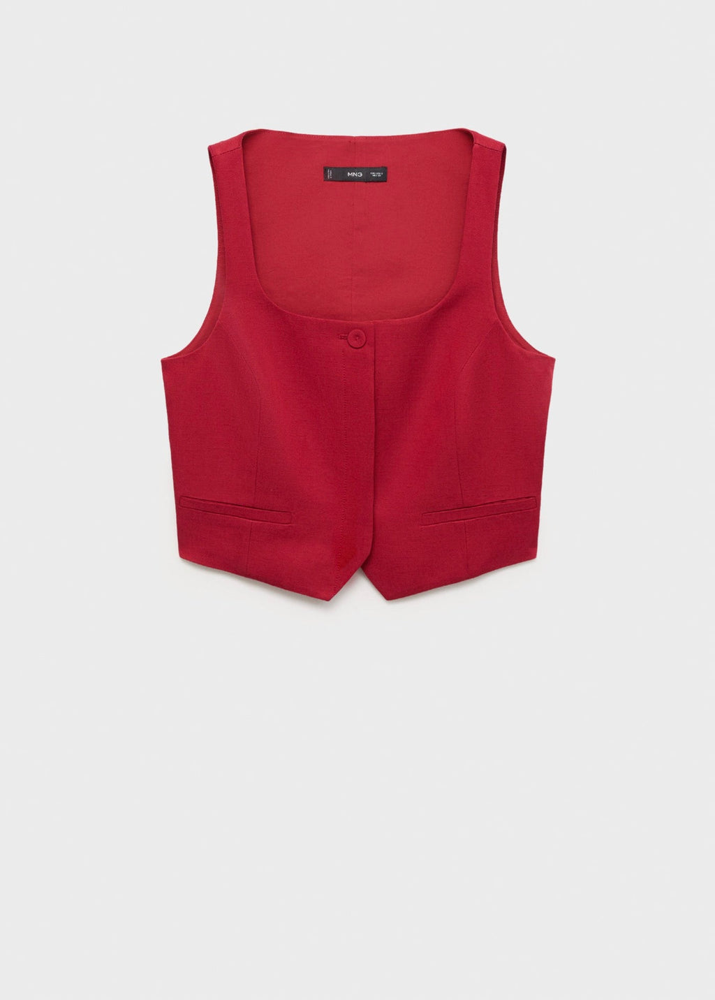 Gilet De Costume Lin Mélangé