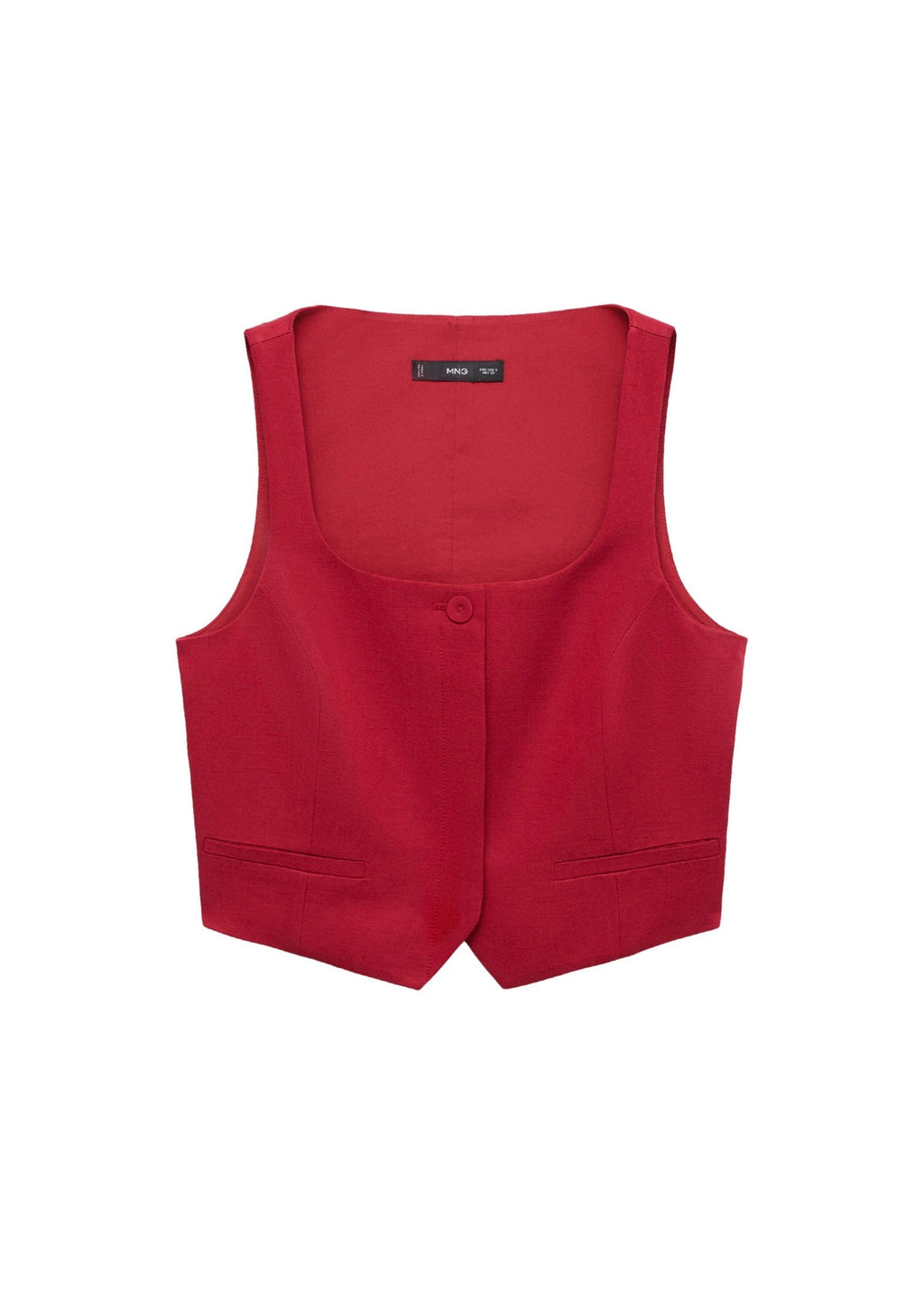 Gilet De Costume Lin Mélangé