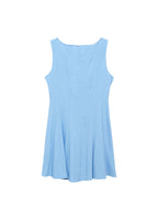 Robe Col Bateau À Plis Plats
