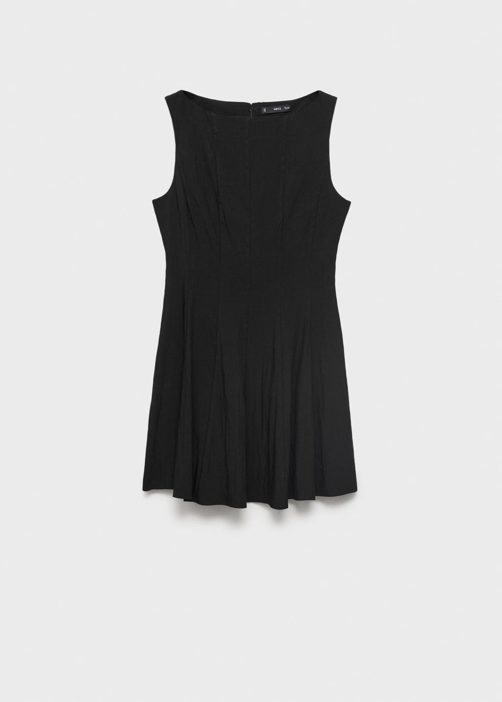 Robe Col Bateau À Plis Plats