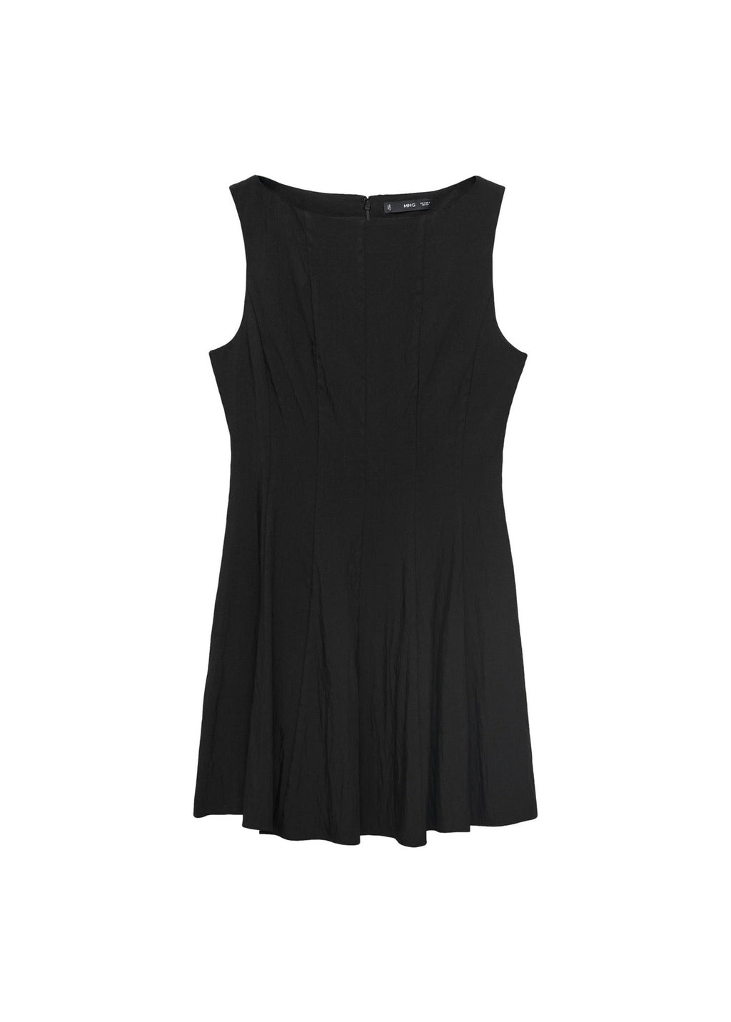 Robe Col Bateau À Plis Plats