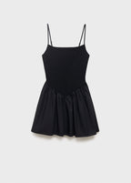 Robe Combinée À Fronces