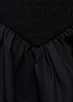 Robe Combinée À Fronces