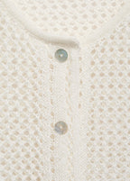 Cardigan Crochet Boutons