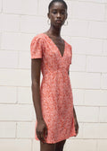 Robe Imprimée Col En V