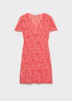 Robe Imprimée Col En V