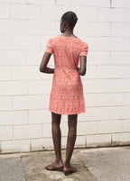 Robe Imprimée Col En V