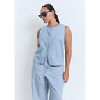 Pantalon Vionet - Bleu Clair