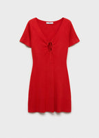 Robe En Maille Décolleté