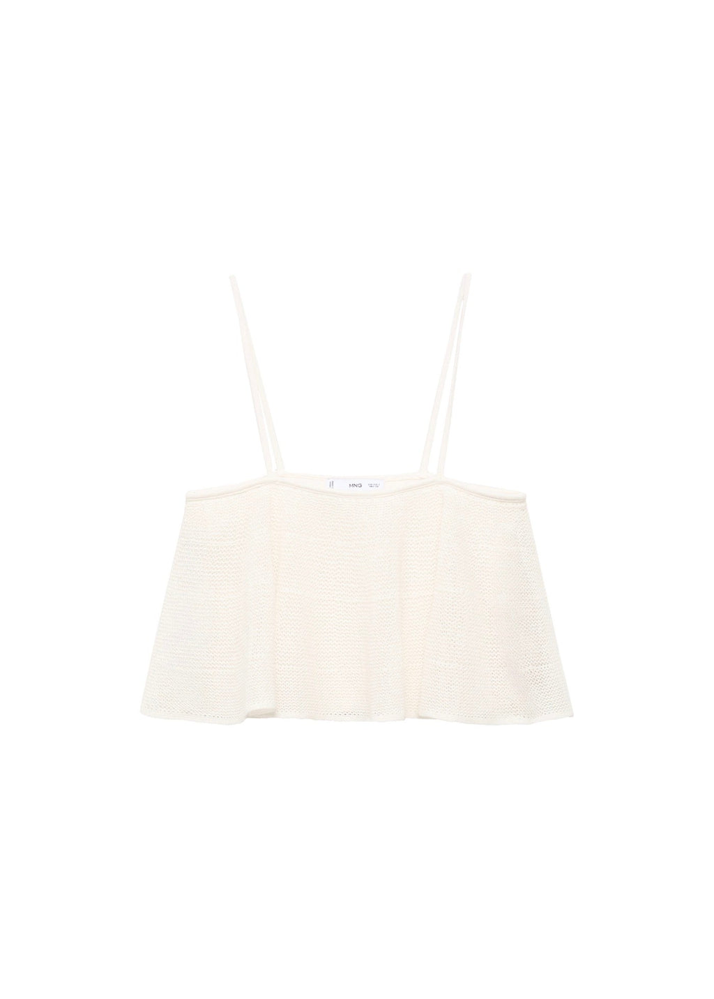 Top Maille À Volants