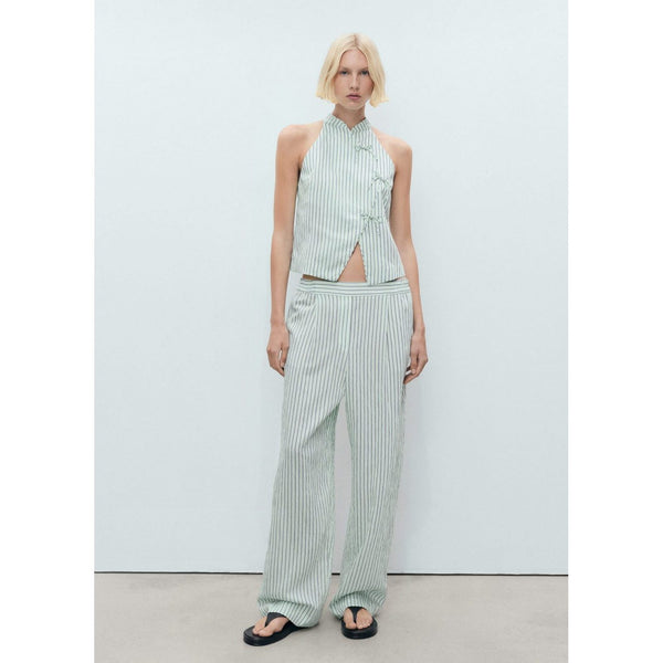 Pantalon Fluide À Rayures