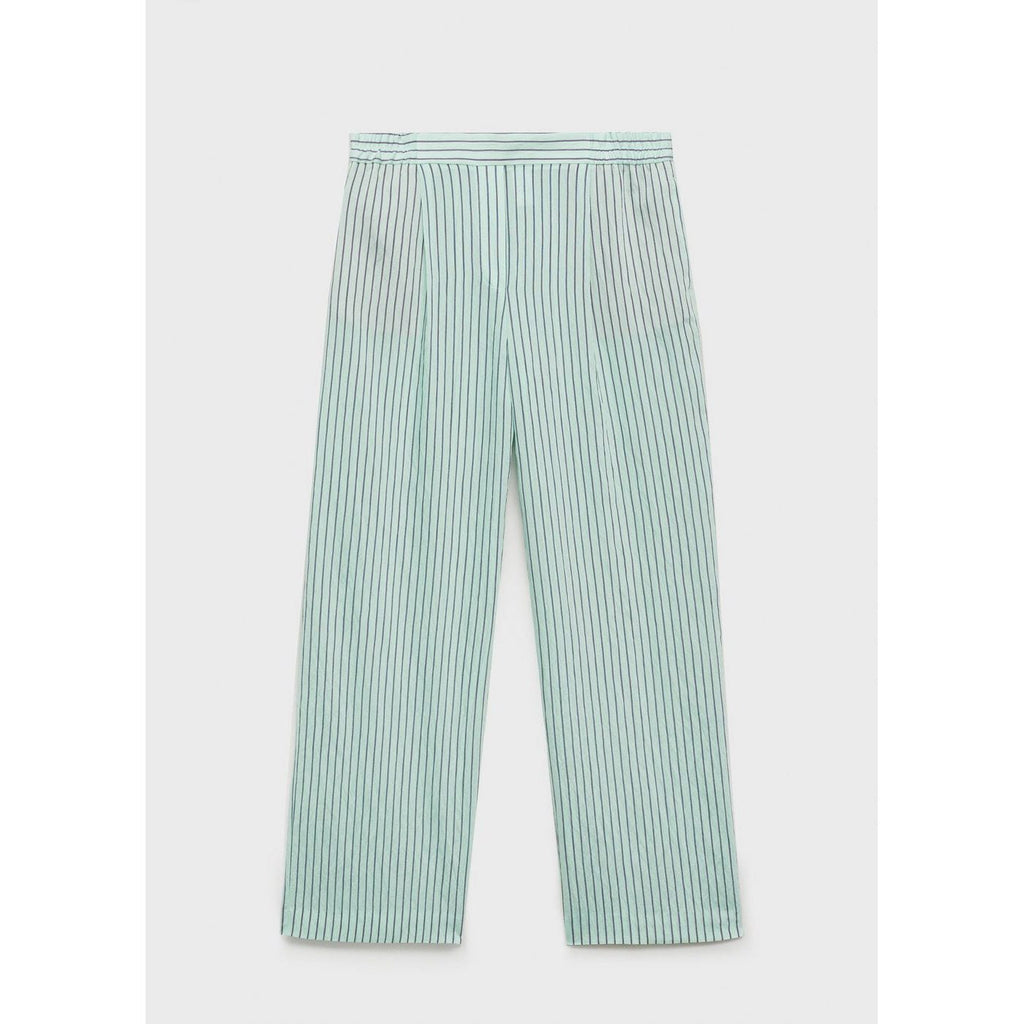 Pantalon Fluide À Rayures