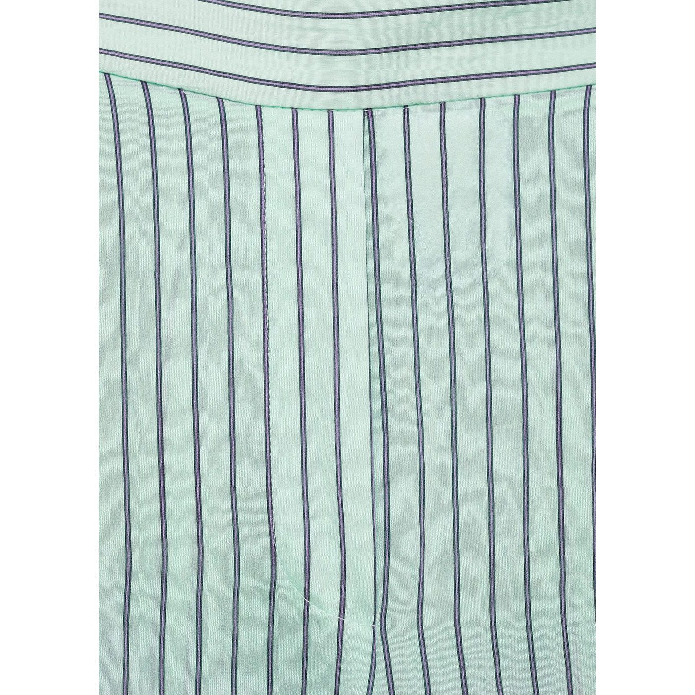 Pantalon Fluide À Rayures