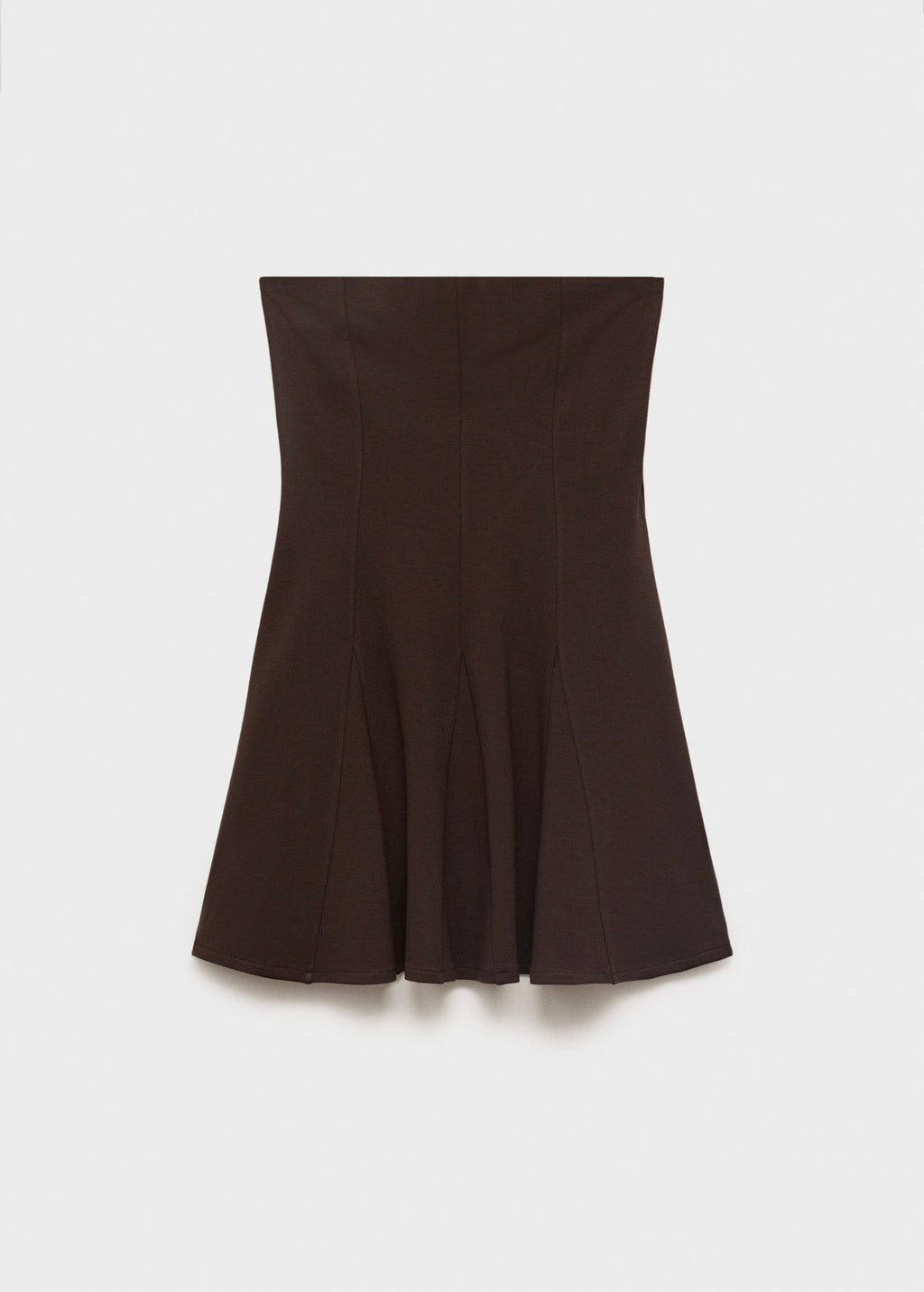Robe Bustier À Plis Plats