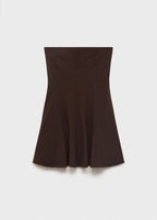 Robe Bustier À Plis Plats