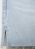 Short En Jean Bas Effiloché