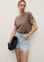 Short En Jean Bas Effiloché