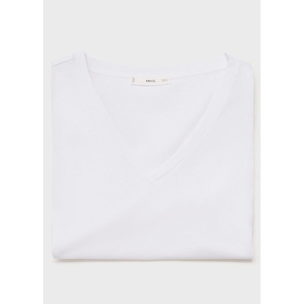 T-Shirt Coton Col En V
