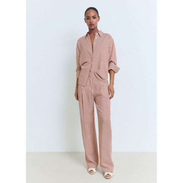 Pantalon Rayures Pinces